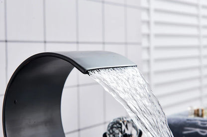 DecorBites™ Waterfall Bathroom Basin Faucet - Hot/Cold Mixer