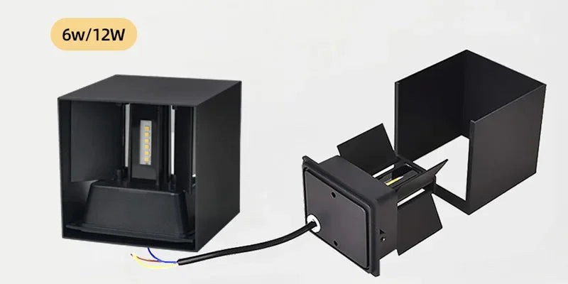 DecorBites™ Waterproof Aluminum LED Wall Lamp - Outdoor & Indoor Lighting