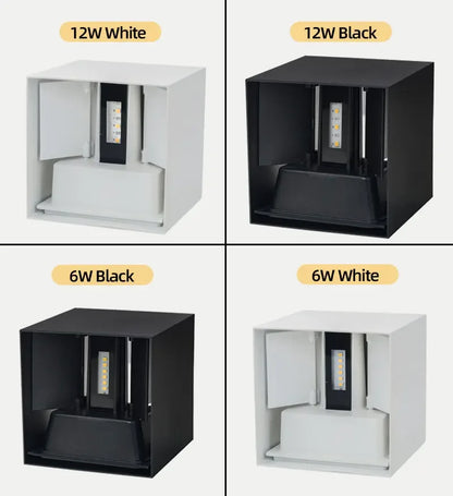 DecorBites™ Waterproof Aluminum LED Wall Lamp - Outdoor & Indoor Lighting