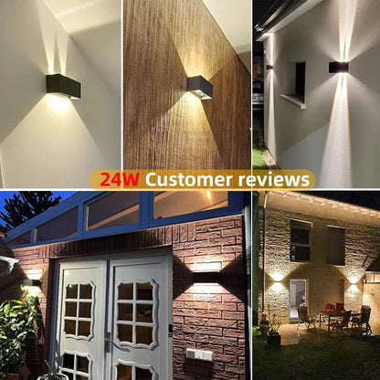 DecorBites™ Waterproof Aluminum LED Wall Lamp - Outdoor & Indoor Lighting
