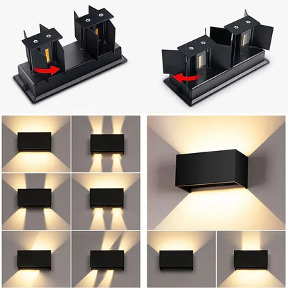 DecorBites™ Waterproof Aluminum LED Wall Lamp - Outdoor & Indoor Lighting