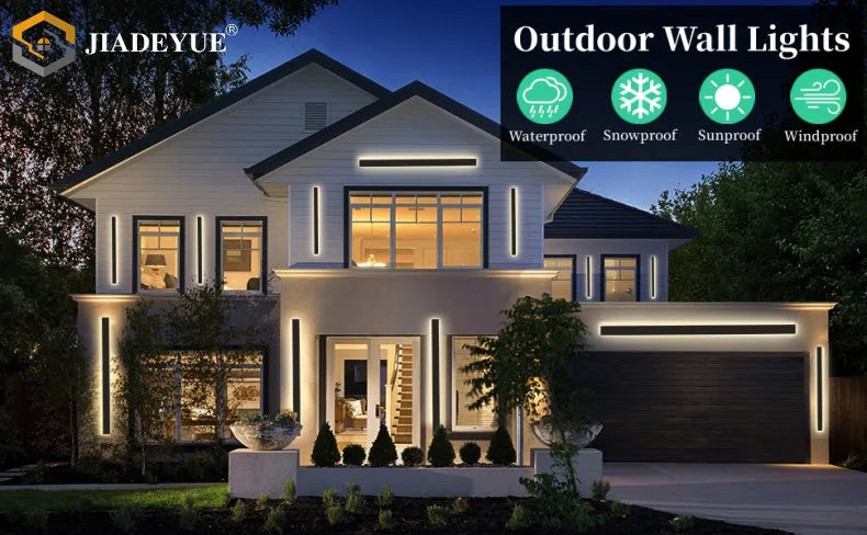 DecorBites™ Waterproof LED Outdoor Wall Light