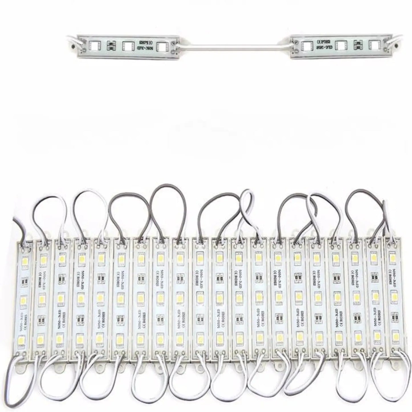 Waterproof Module LED Light Strip Board with 60 LEDs and 10ft Wire