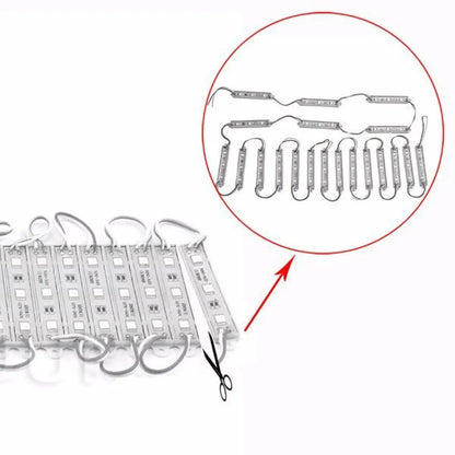 Waterproof Module LED Light Strip Board with 60 LEDs and 10ft Wire