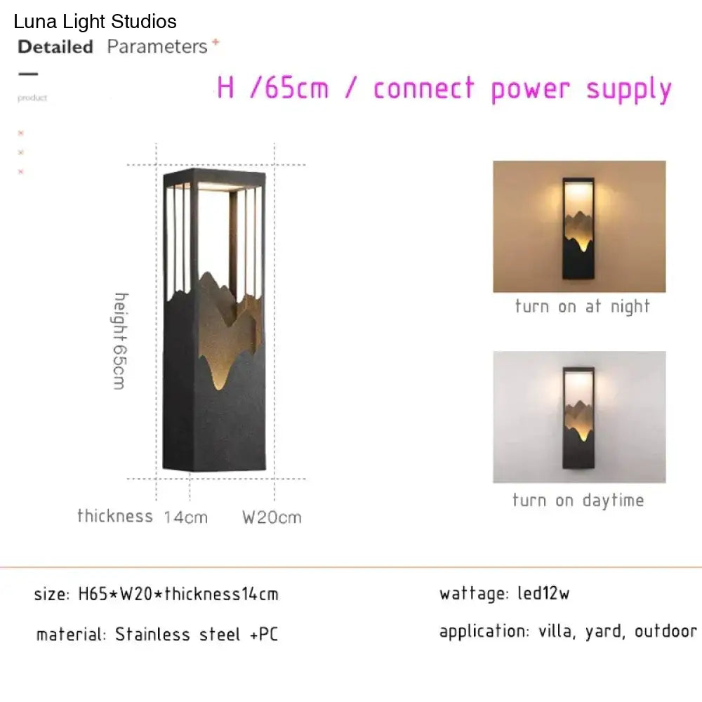 DecorBites™ Waterproof Solar LED Outdoor Light - Garden Decoration Lamps for Balcony, Courtyard, Street, and Wall Lighting