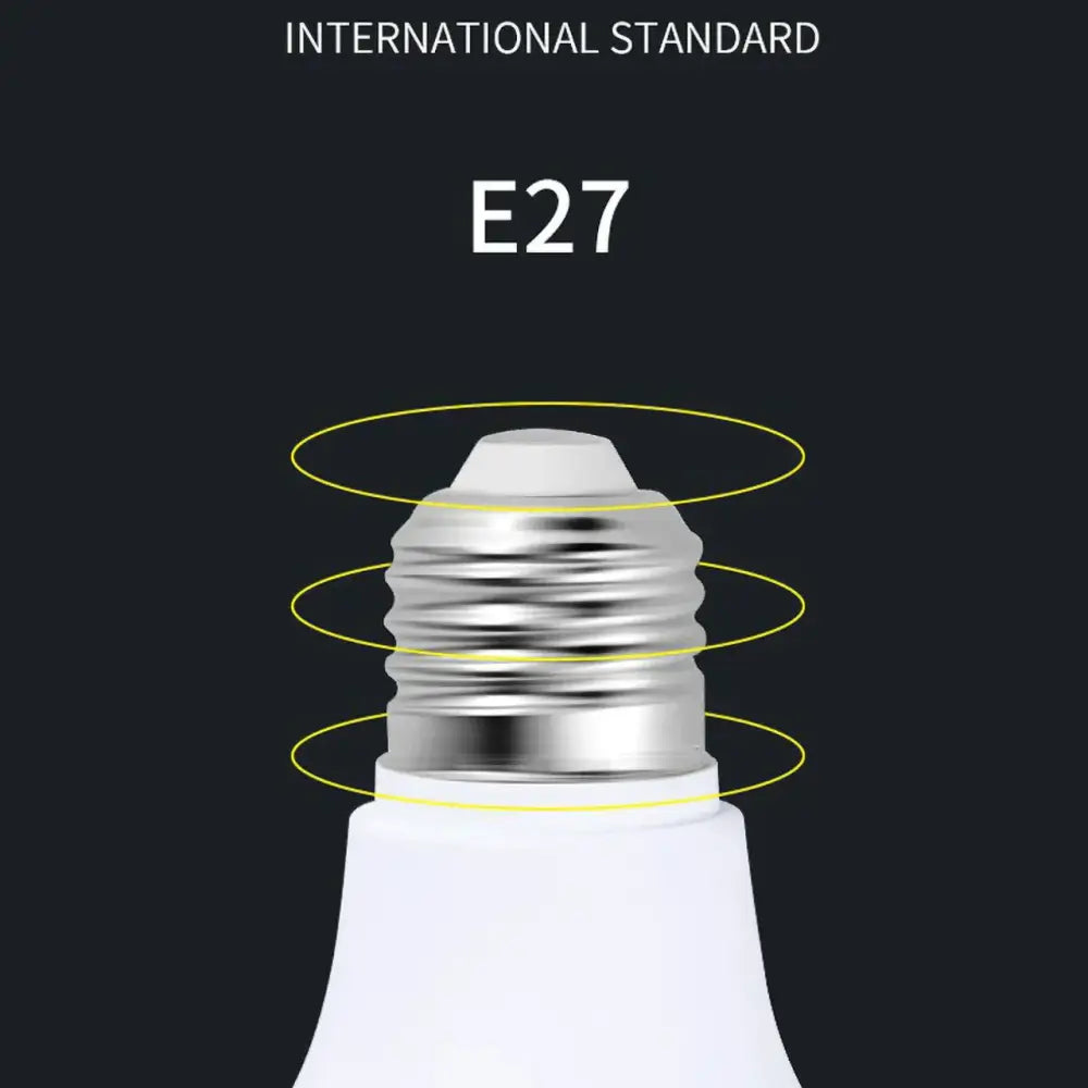 White and black 100w e27 led bulb kitchen high power light