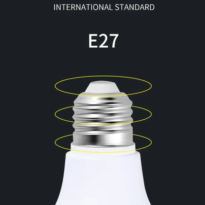 White and black 100w e27 led bulb kitchen high power light
