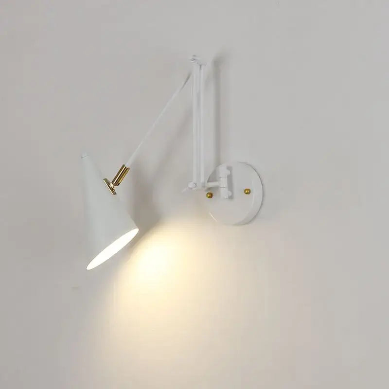 White and brass astronaut wall sconces bedroom wall lamp