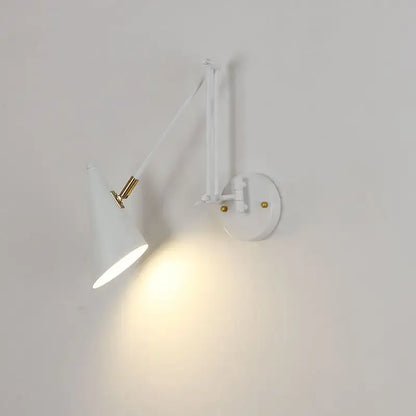 White and brass astronaut wall sconces bedroom wall lamp