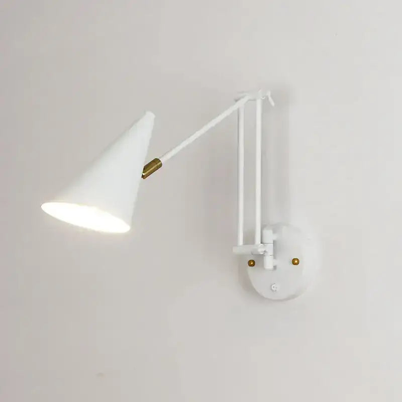 White and brass astronaut wall sconces bedroom wall lamp