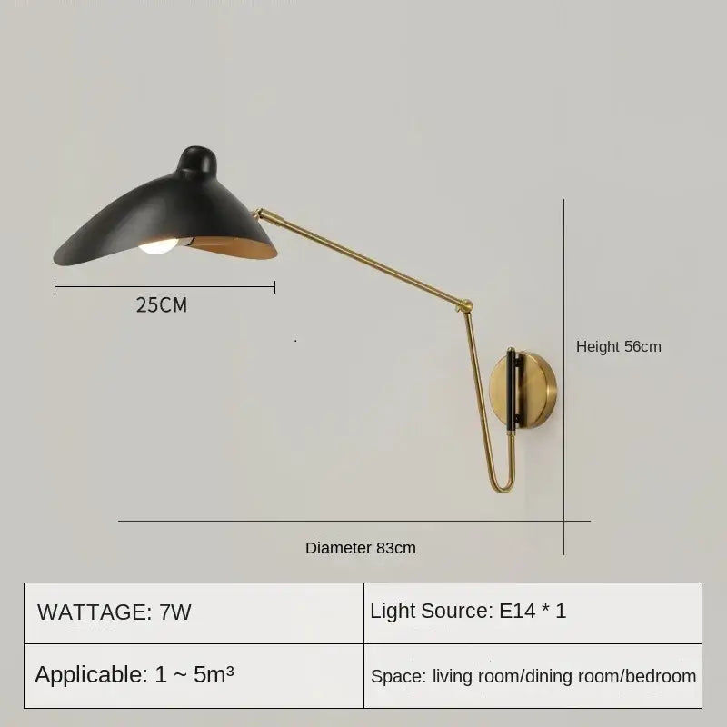 White and brass astronaut wall sconces bedroom wall lamp