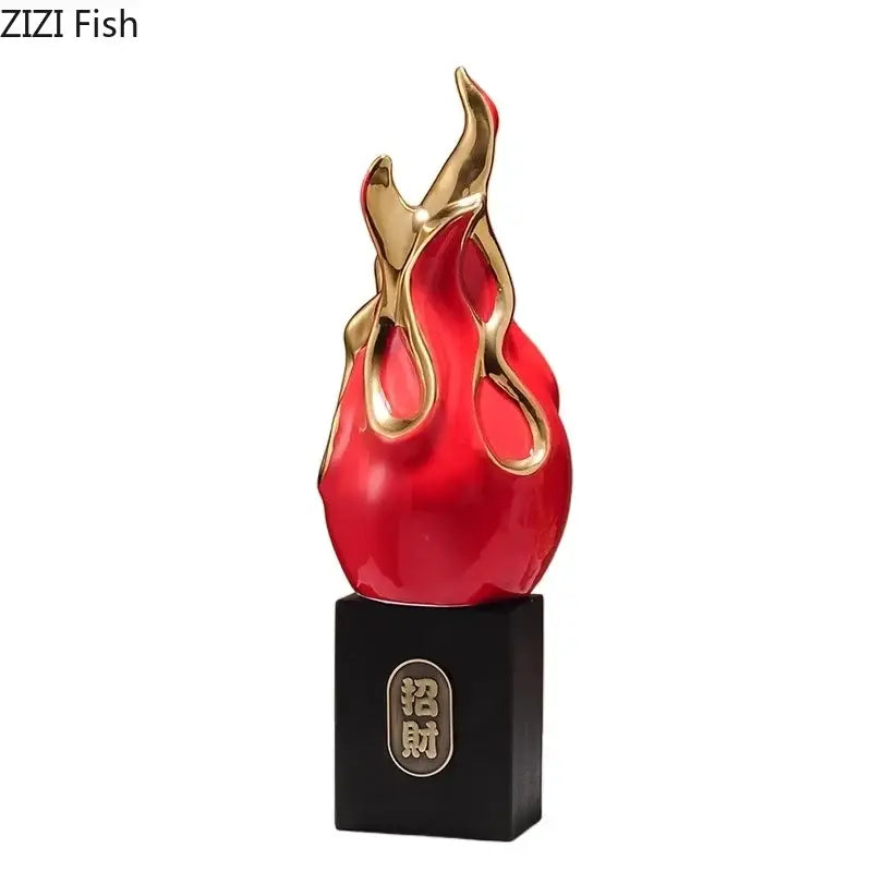 White and gold ceramic lucky cat feng shui ornament living room decor