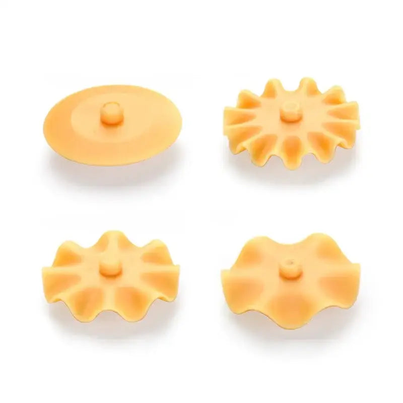White and orange dough roller cutter kitchen decorative pastry tool