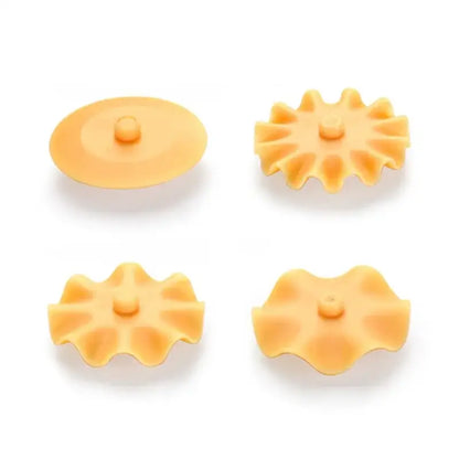 White and orange dough roller cutter kitchen decorative pastry tool