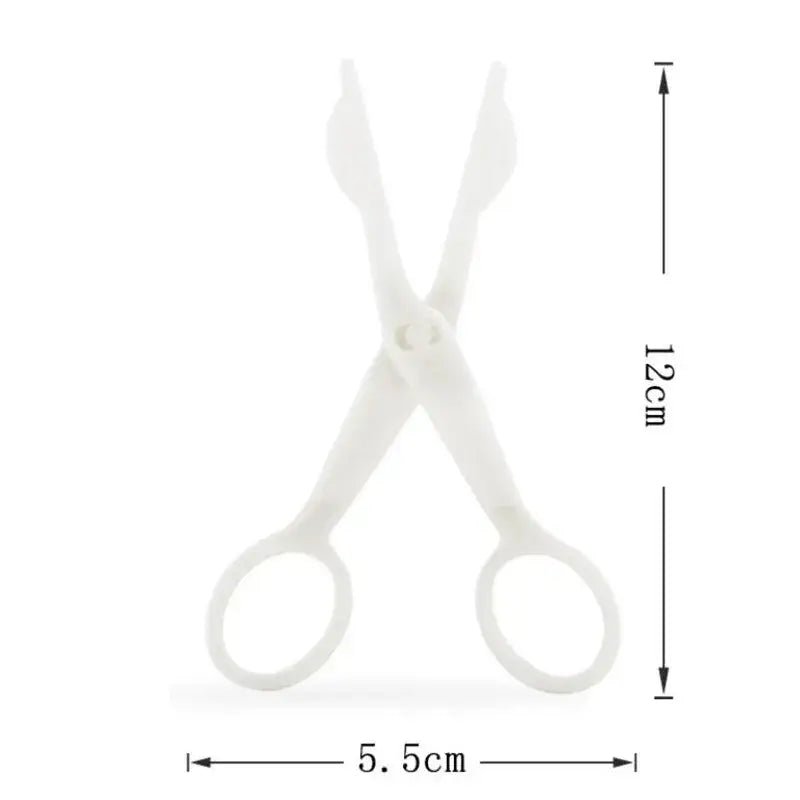 White and pink cream flower scissors set kitchen cake decorating tool