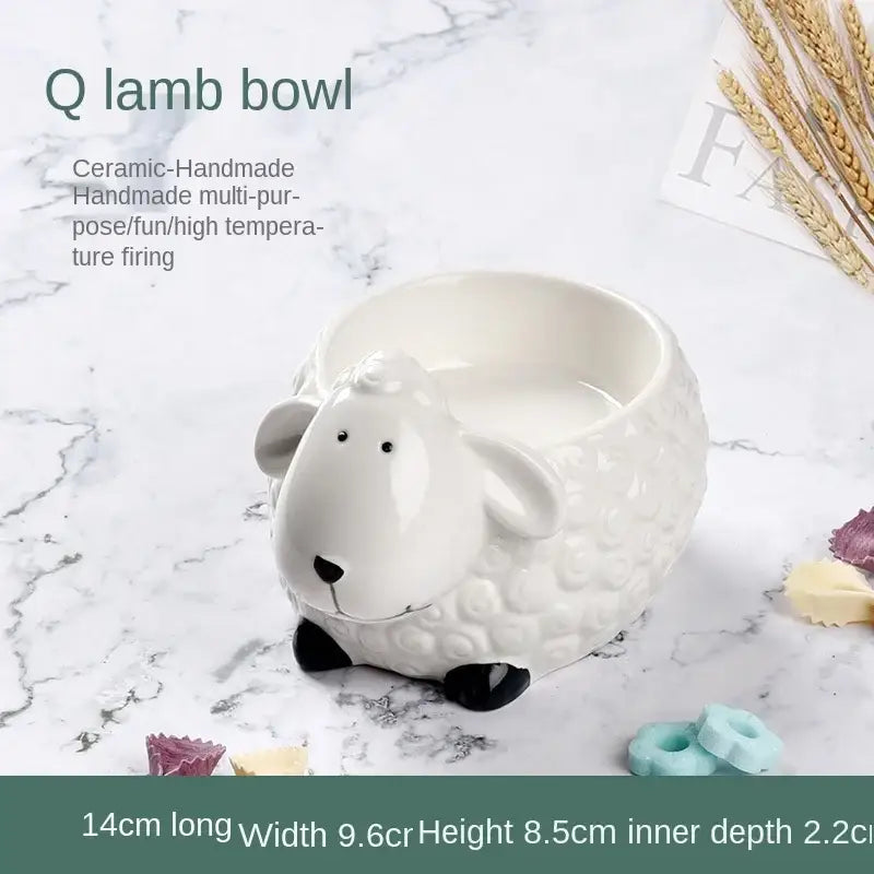 White and yellow duck ceramic dessert bowl dining room serving dish