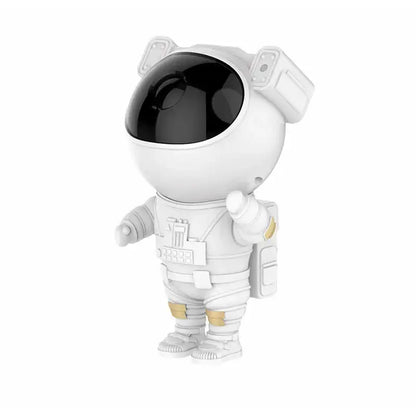 White astronaut star projector night light bedroom galaxy decor