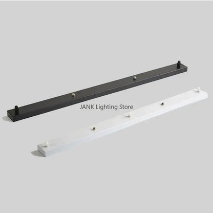 White & black pendant light ceiling mount canopy with hooks dining room