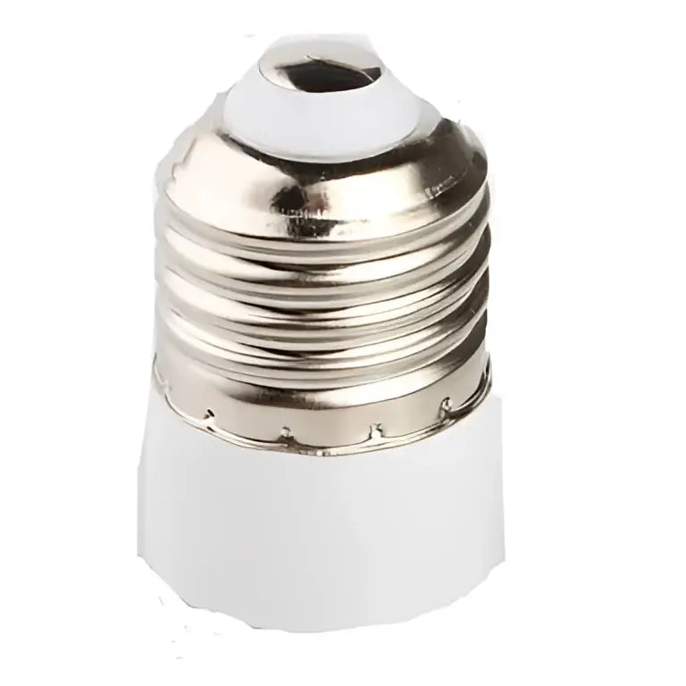 White ceramic and copper bulb socket converter living room adapter