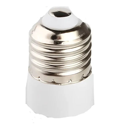 White ceramic and copper bulb socket converter living room adapter
