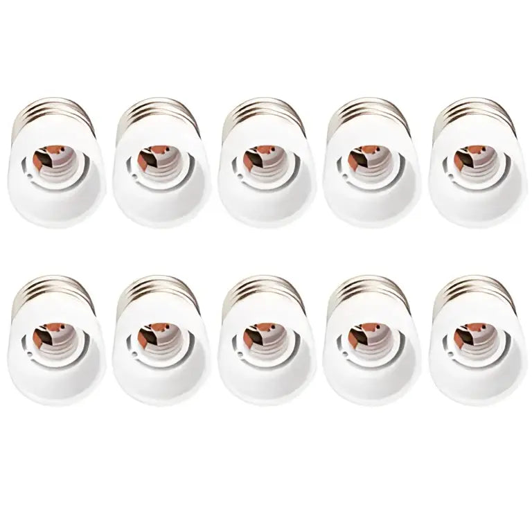 White ceramic and copper bulb socket converter living room adapter
