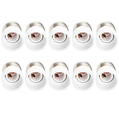 White ceramic and copper bulb socket converter living room adapter