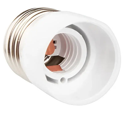 White ceramic and copper bulb socket converter living room adapter
