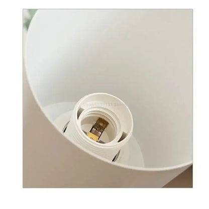 White ceramic bird led pendant light dining room wooden accent