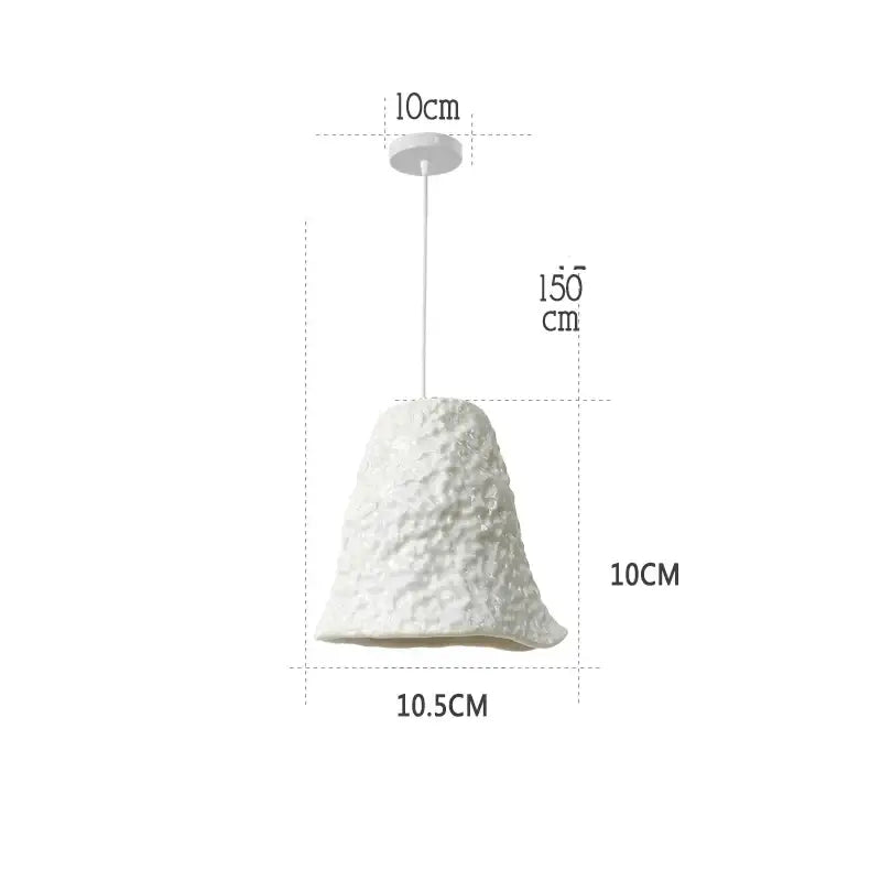 White ceramic teapot led pendant lights kitchen warm glow interior