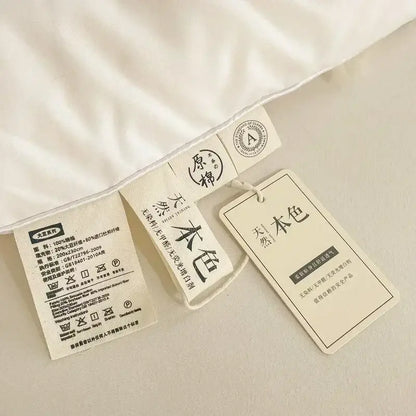 White cotton soya fibre filling embroidered duvet – bedroom comforter
