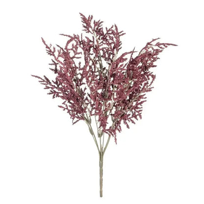 White dried baby’s breath lavender bouquet living room paper box vase