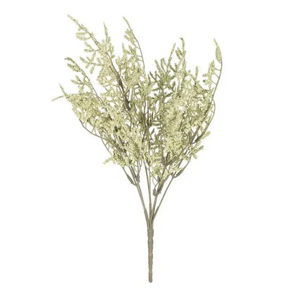 White dried baby’s breath lavender bouquet living room paper box vase