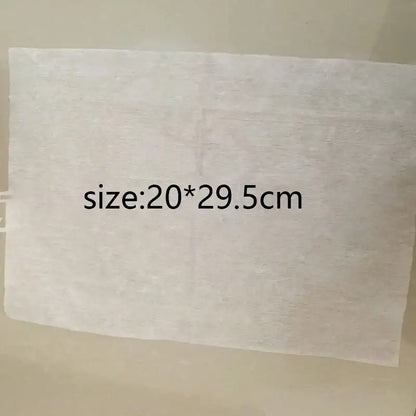 White electrostatic dust removal cloth 100pcs pack kitchen cleaning