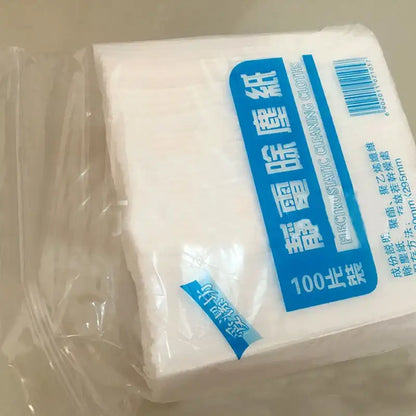 White electrostatic kitchen cleaning cloths 100 pack