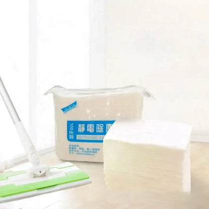 White electrostatic kitchen cleaning cloths 100 pack