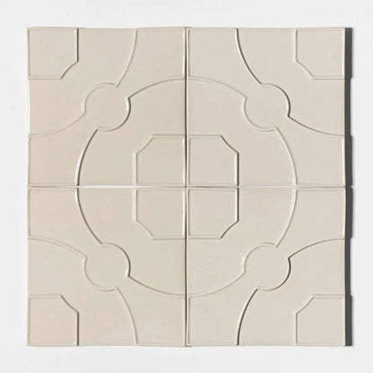 Lafonia Winter Clay Glossy Ceramic Accent Tiles 8x8
