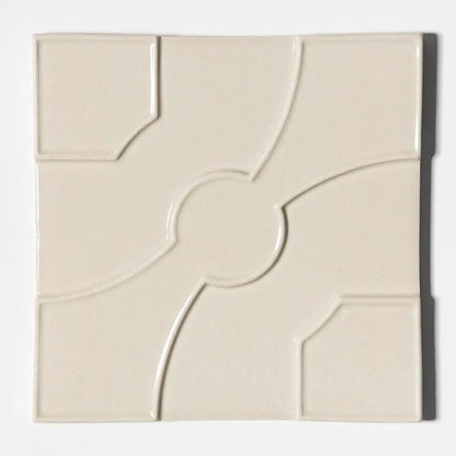 Lafonia Winter Clay Glossy Ceramic Accent Tiles 8x8