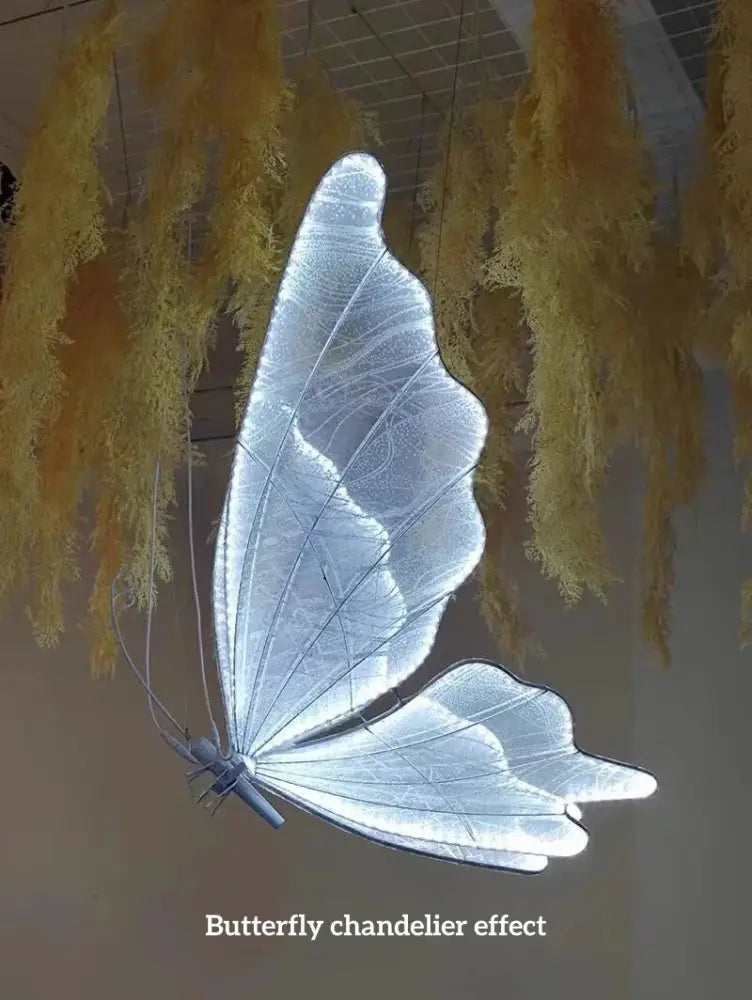 White glossy tulip butterfly chandelier stand dining room base