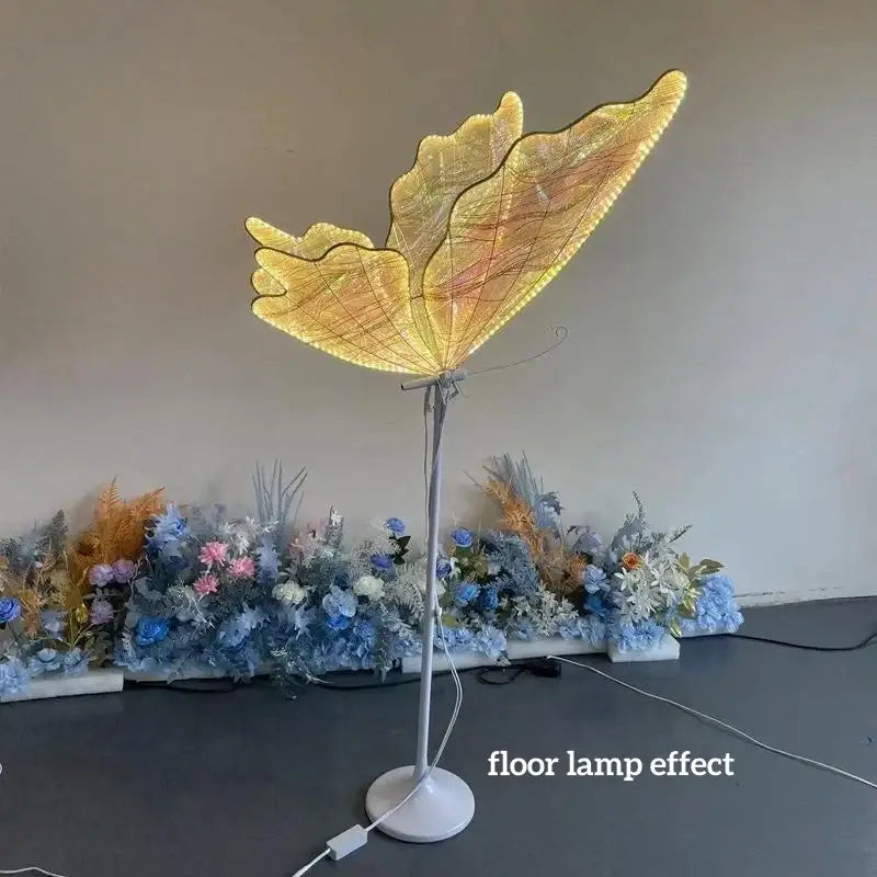 White glossy tulip butterfly chandelier stand dining room base