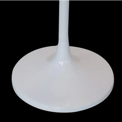 White glossy tulip butterfly chandelier stand dining room base