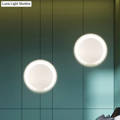 DecorBites™ White/Gold LED Wall Light with Warm/White Illumination - Perfect for Modern Bedrooms