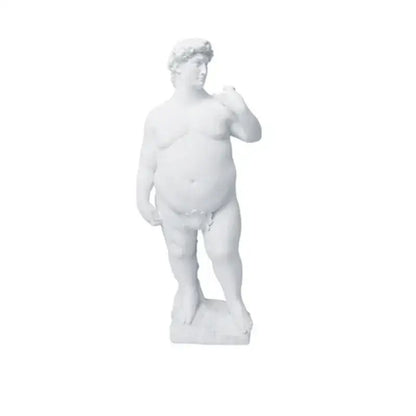 White hercules abstract human body resin statues living room decor