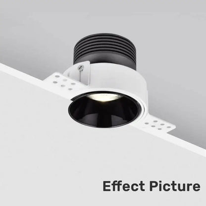 White honeycomb double head square led downlight living room fixture