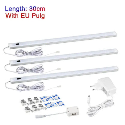 White led motion sensor cabinet light kitchen under counter lamp