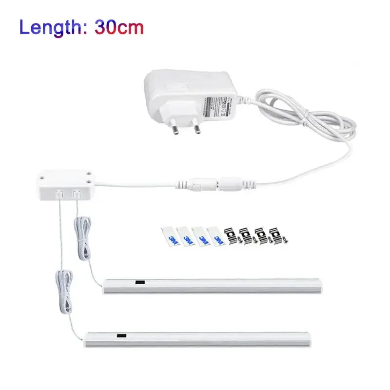 White led motion sensor cabinet light kitchen under counter lamp