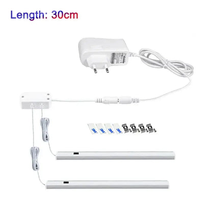 White led motion sensor cabinet light kitchen under counter lamp