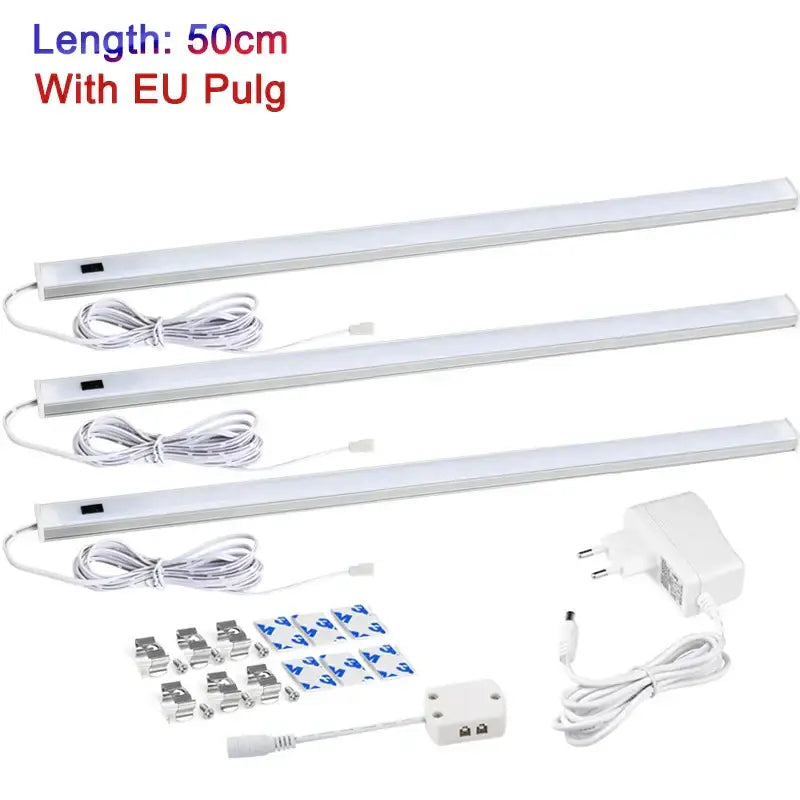 White led motion sensor cabinet light kitchen under counter lamp