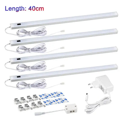 White led motion sensor cabinet light kitchen under counter lamp