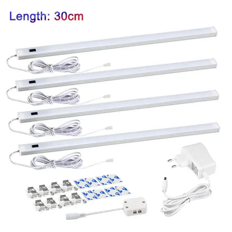 White led motion sensor cabinet light kitchen under counter lamp