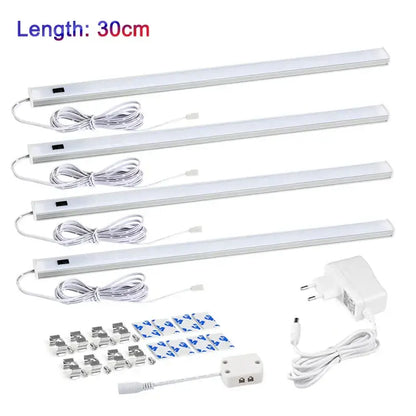 White led motion sensor cabinet light kitchen under counter lamp